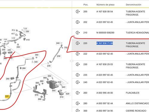 AC pipe MERCEDES-BENZ GLE Coupe (C167) GLE 350 de 4-matic (167.306) | BP34350116M126 - Image 7