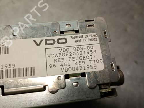 Radio PEUGEOT 206 Hatchback (2A/C) 1.4 HDi eco 70 | BP27191272E6 