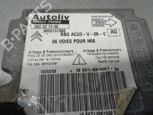 Kollisjonspute styreenhet CITROËN XSARA PICASSO (N68) 2.0 HDi | BP9057301M53 