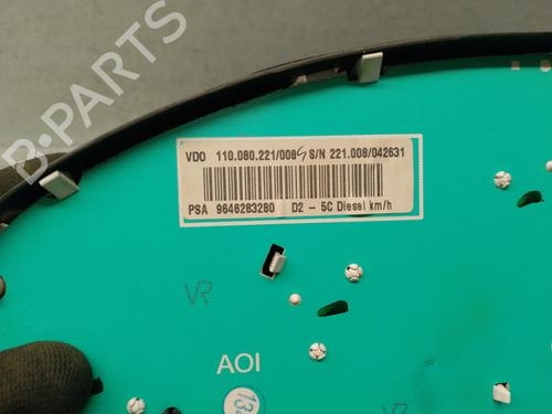 Instrument cluster PEUGEOT 407 (6D_)  | BP16406742C47 