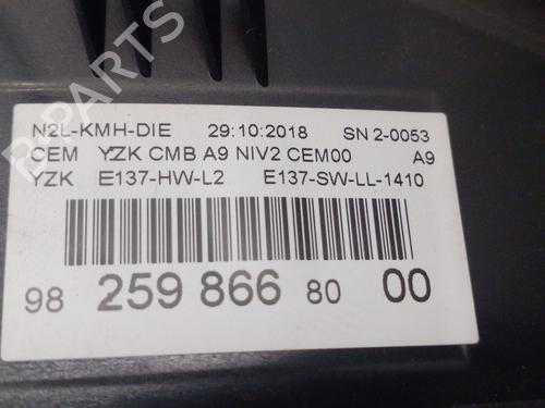 Instrument cluster PEUGEOT 2008 I (CU_) 1.5 BlueHDI 100 | BP32388646C47 