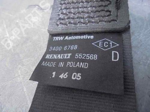 Rear right seatbelt RENAULT CLIO III (BR0/1, CR0/1) 1.4 16V | BP7444655I28 
