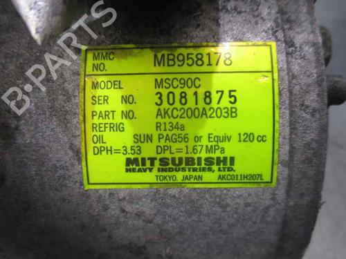 AC compressor MITSUBISHI CARISMA Saloon (DA_) 1.8 16V GDI (DA2A) | BP5849355M34 