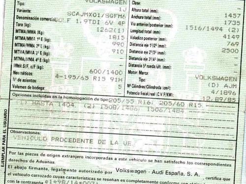 Autre VW GOLF IV (1J1) 1.9 TDI | BP20256678O1