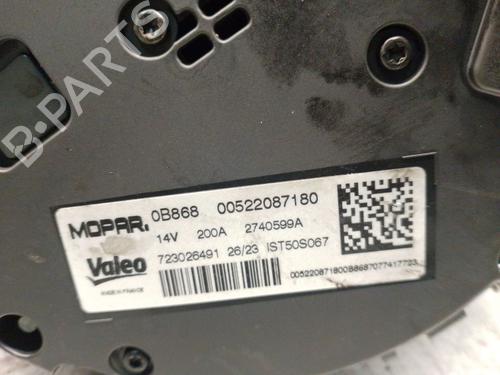 Alternator FIAT PANDA (312_, 319_) 1.0 Mild Hybrid (312.PYD1B) | BP31947686M7 