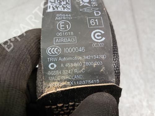 Front right seatbelt SMART FORTWO Coupe (453) 0.9 (453.344, 453.353) | BP34186845I25  - Image 7