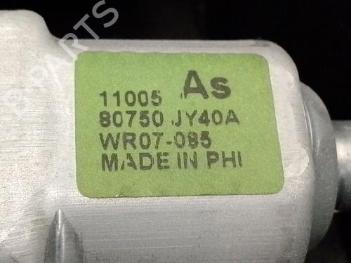 Front right window mechanism RENAULT KOLEOS I (HY_) | BP31969199C23