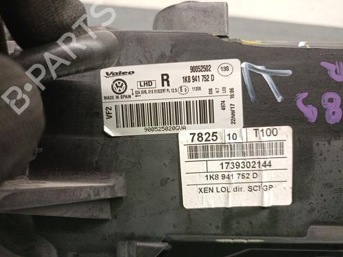 Right headlight VW SCIROCCO III (137, 138) 2.0 TSI | BP20708593C29 