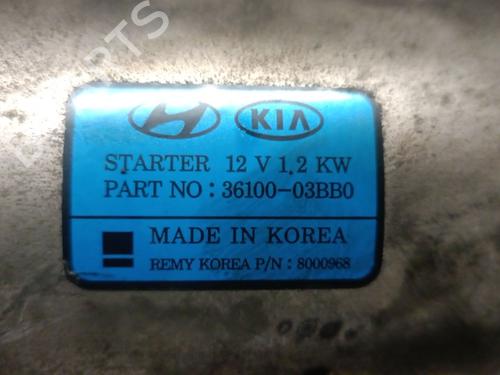 Starter KIA RIO IV (YB, SC, FB) 1.25 | BP31665931M8 