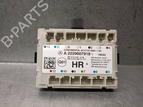 Used Comfort control module MERCEDES-BENZ S-CLASS (W222, V222, X222) S 560 e (222.173) (367 hp) 31049514
