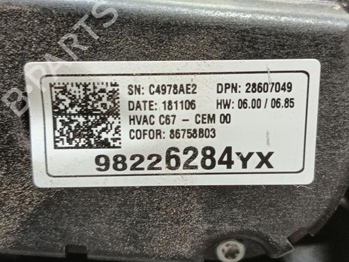 Climate control OPEL CROSSLAND X / CROSSLAND (P17, P2QO) 1.2 (75) | BP31920943I5