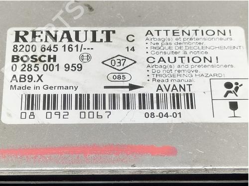 ECU airbags RENAULT CLIO III (BR0/1, CR0/1) 1.2 16V (BR02, BR0J, BR11, CR02, CR0J, CR11) | BP5368712M53 