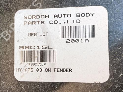 Left front fenders HYUNDAI ATOS (MX) 1.1 | BP25727588C41 
