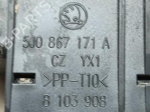 Left front window switch SKODA FABIA II (542) 1.6 TDI | BP38556949I27 - Image 3