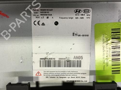 Radio HYUNDAI SANTA FÉ IV (TM, TMA) 2.2 CRDi | BP29356664E6 