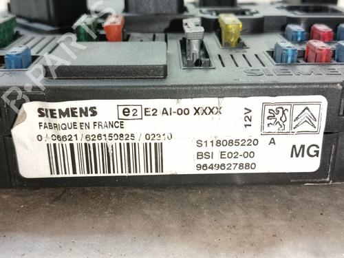 Zekeringkast PEUGEOT 206 Hatchback (2A/C) 1.4 HDi eco 70 | BP30544266E1