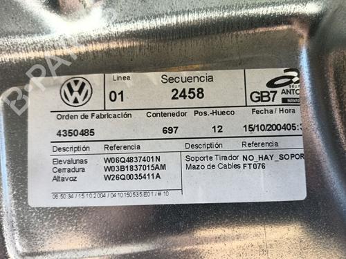 Front left window mechanism VW POLO IV (9N_, 9A_) 1.4 16V | BP29888308C22