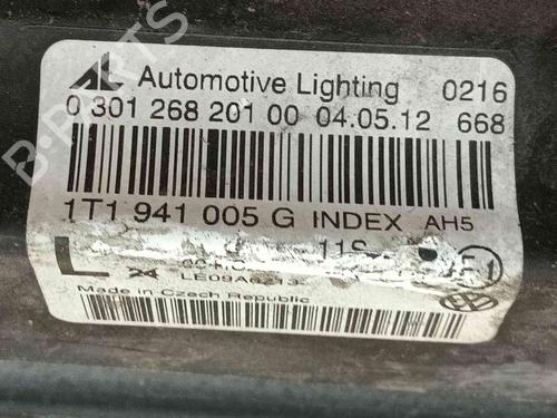 Left headlight VW TOURAN (1T3) 1.6 TDI | BP38046345C28 - Image 3