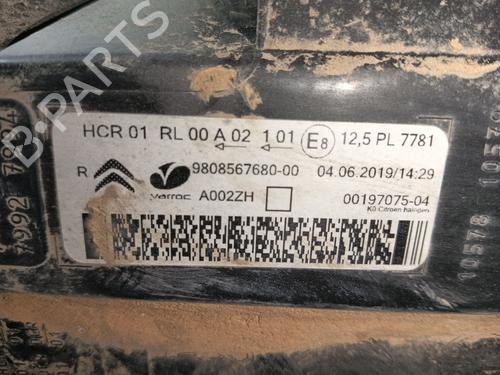 Right headlight CITROËN JUMPY III Van (V_) 1.6 BlueHDi 115 | BP33038304C29 - Image 2