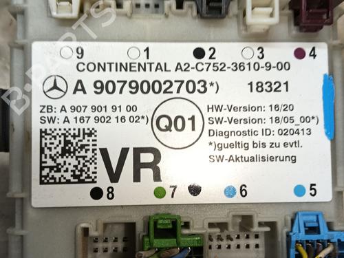 Electronic module MERCEDES-BENZ SPRINTER 3,5-t Van (B907, B910) 314 CDI RWD (907.631, 907.633, 907.635, 907.637) | BP30317121M83