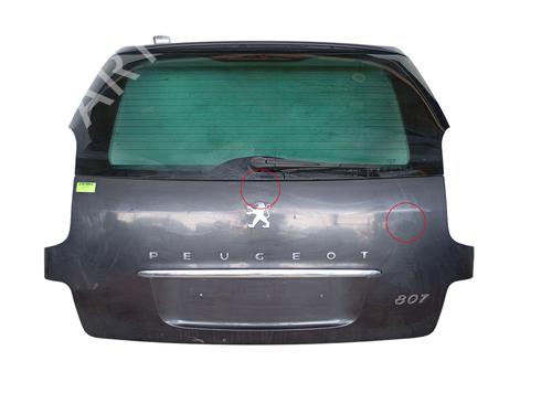 Used Tailgate PEUGEOT 807 (EB_) 2.0 HDI (136 hp) 25157437