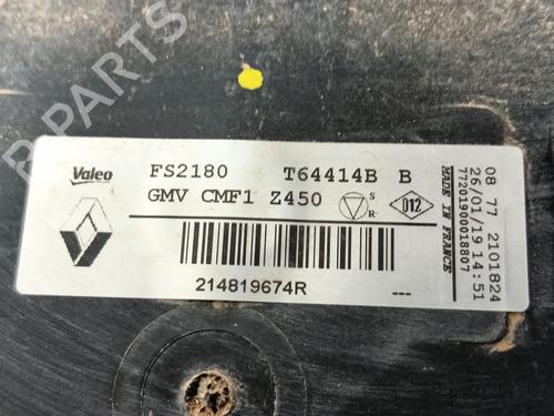 Køleventilator elektrisk RENAULT SCÉNIC IV (J9_) 1.3 TCe 140 (140 hp) 31039796