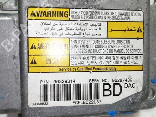 ECU airbags DAEWOO NUBIRA Saloon (J100)  | BP12949002M53 