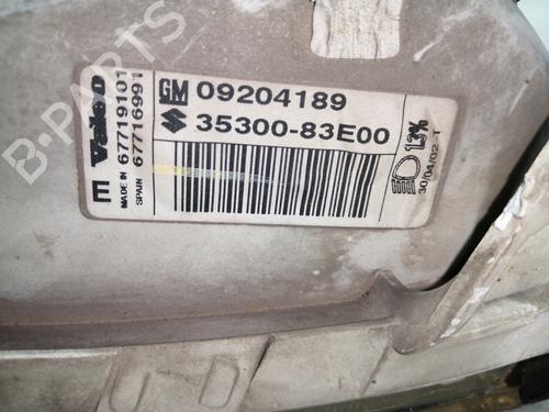 Left headlight OPEL AGILA A (H00)  | BP11698696C28 