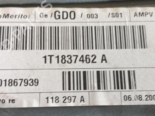 Front right window mechanism VW TOURAN (1T1, 1T2) 1.9 TDI | BP30110539C23