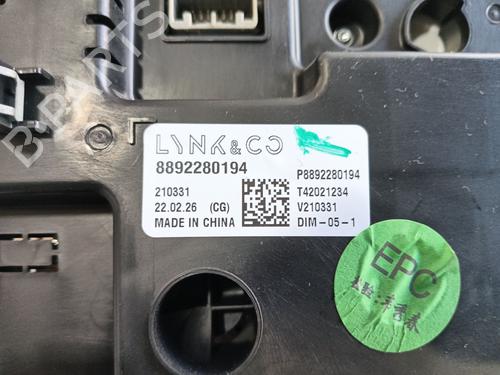 Instrument cluster LYNK & CO 01 PHEV | BP29885009C47 