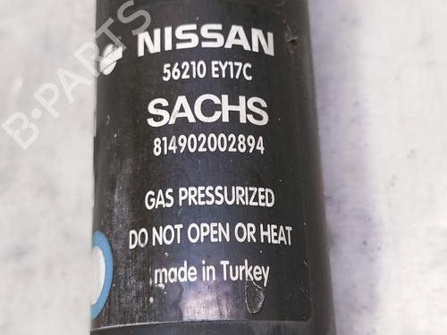 Left rear shock absorber NISSAN QASHQAI / QASHQAI +2 I (J10, NJ10, JJ10E)  | BP16111456M18 