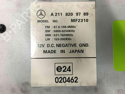 Radio MERCEDES-BENZ E-CLASS (W211) E 220 CDI (211.006) | BP36795936E6 - Image 2
