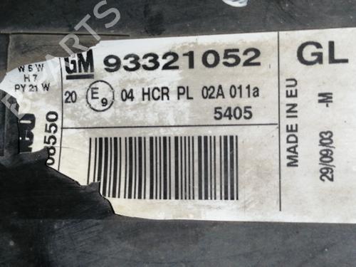 Left headlight OPEL MERIVA A MPV (X03) 1.7 CDTI (E75) | BP8697204C28 