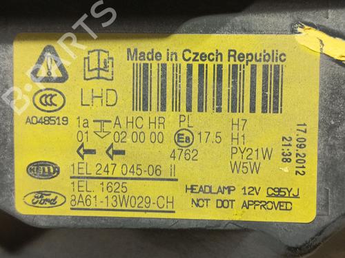 Right headlight FORD FIESTA VI (CB1, CCN) 1.25 | BP31375823C29