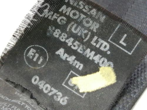 Rear left seatbelt NISSAN ALMERA II Hatchback (N16) 2.2 Di | BP6878822I29 