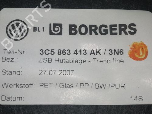 Rear parcel shelf VW PASSAT B6 (3C2)  | BP6879941C85 