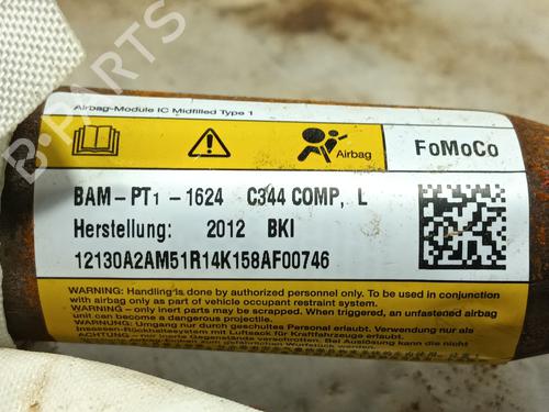 Left curtain airbag FORD C-MAX II (DXA/CB7, DXA/CEU)  | BP24397657C11 