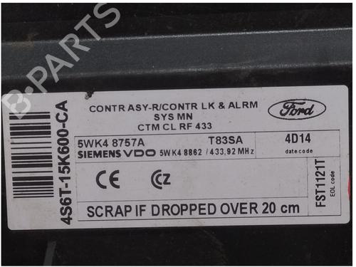 Comfort control module FORD FUSION (JU_)  | BP5384561M56 