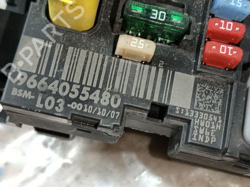Fuse box PEUGEOT 207 (WA_, WC_) 1.6 HDi | BP30096525E1