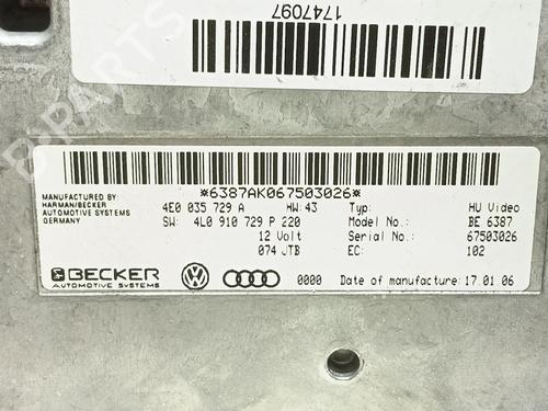 Electronic module AUDI Q7 (4LB) 3.0 TDI quattro | BP19410855M83 