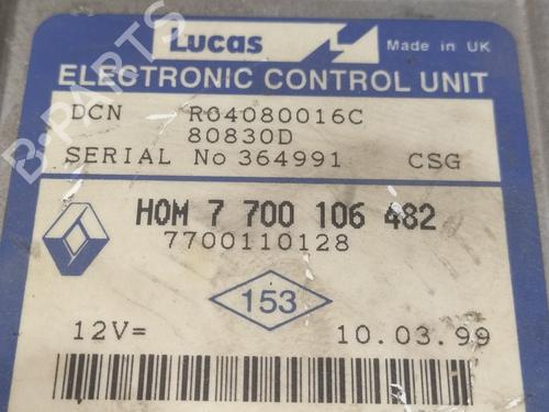 Engine control unit (ECU) RENAULT TRAFIC Van (T_, P_, V_)  | BP5815440M57 