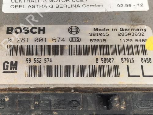 Engine control unit (ECU) OPEL ASTRA G Hatchback (T98) 2.0 DI (F08, F48) | BP5350016M57 