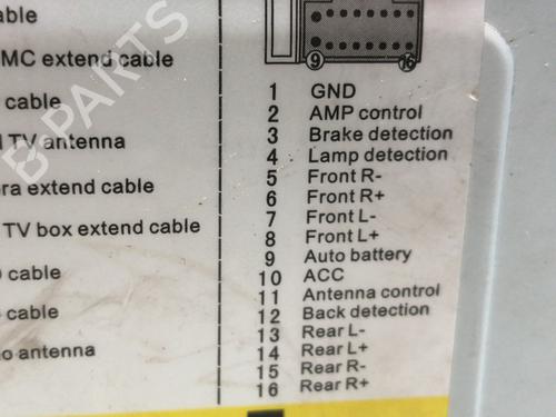 Radio VW TOUAREG (7LA, 7L6, 7L7) 3.0 V6 TDI | BP8492605E6 