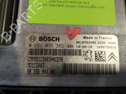 Engine control unit (ECU) PEUGEOT PARTNER Box Body/MPV (K9) 1.5 BlueHDi 100 | BP39464510M57 - Image 2