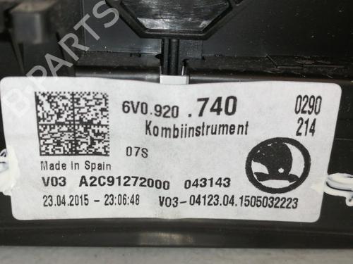 Instrument cluster SKODA FABIA III (NJ3) 1.0 | BP8522359C47 
