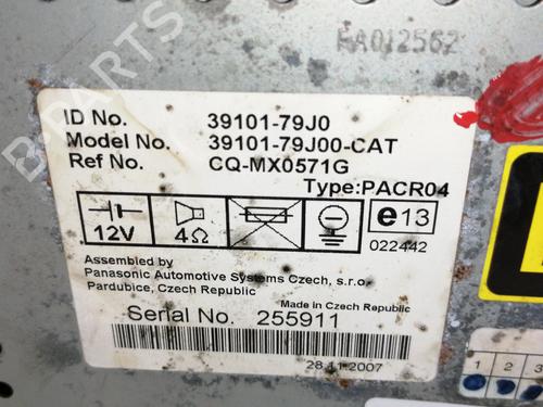 Radio SUZUKI SX4 (EY, GY)  | BP7524629E6 