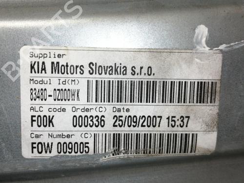 Rear right window mechanism KIA SPORTAGE II (JE_, KM_)  | BP7203027C25 