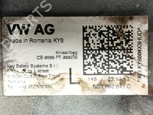 Driver airbag VW GOLF VII (5G1, BQ1, BE1, BE2) 1.6 TDI | BP29354838C9 