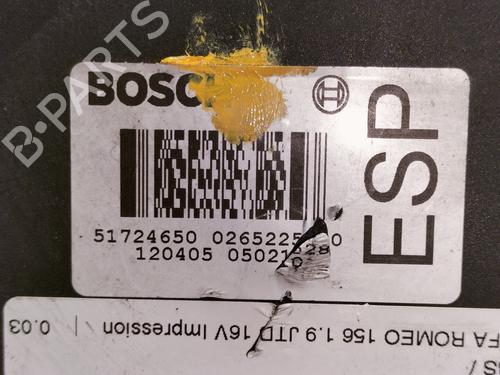 ABS pump ALFA ROMEO 156 (932_) 1.9 JTD 16V (932AXE00) | BP7774762M43 