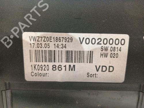 Instrument cluster VW GOLF V (1K1) 2.0 TDI | BP30100445C47 